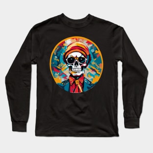 Preppy Skeleton Long Sleeve T-Shirt